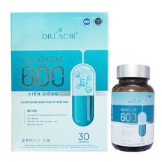 Viên uống trắng da trị nám cân bằng nội tiết tố Glutathione 600 Drlacir